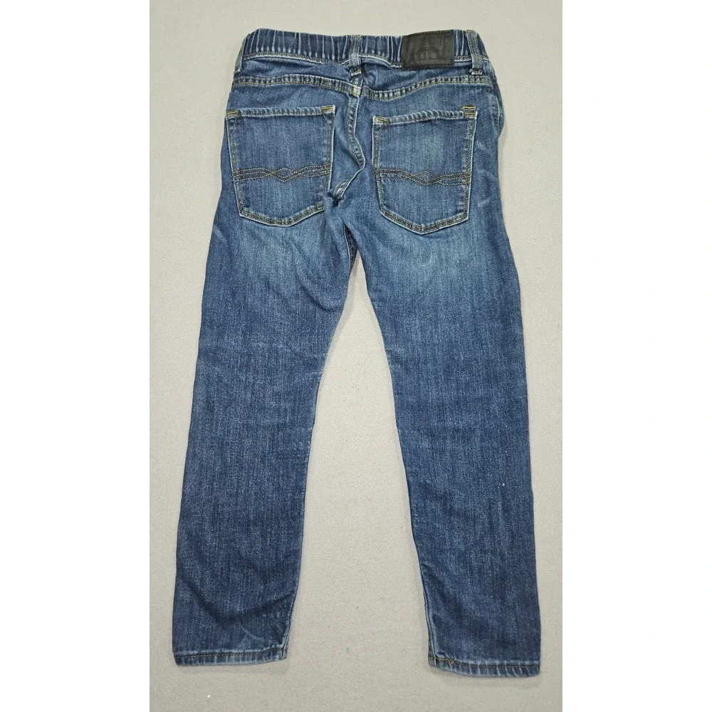 Denizen from Levis Boys Jeans Size 8 Regular Blue Denim Elastic Drawstring Waist
